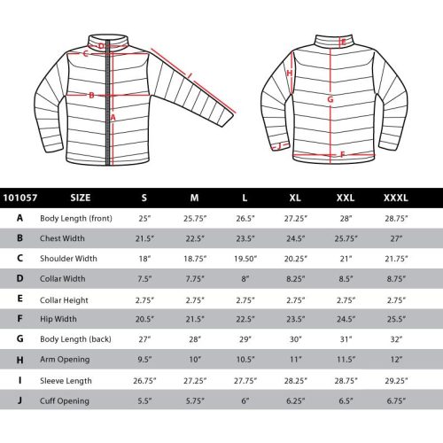 101057 size chart