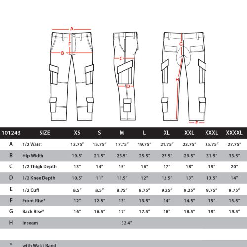 101243 SizeChart