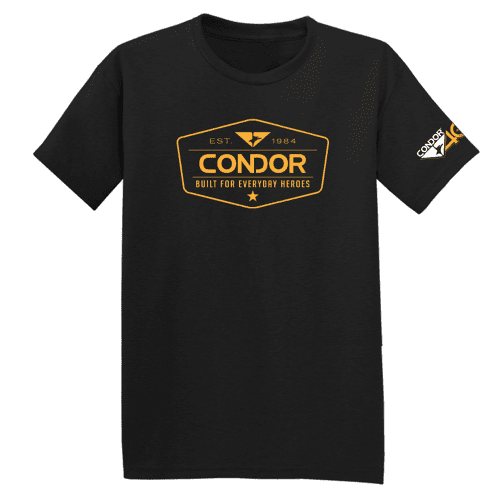 Condor40YearTeeBLK